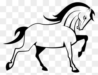 kabayo clipart black and white|Simple Clipart Black White Images .